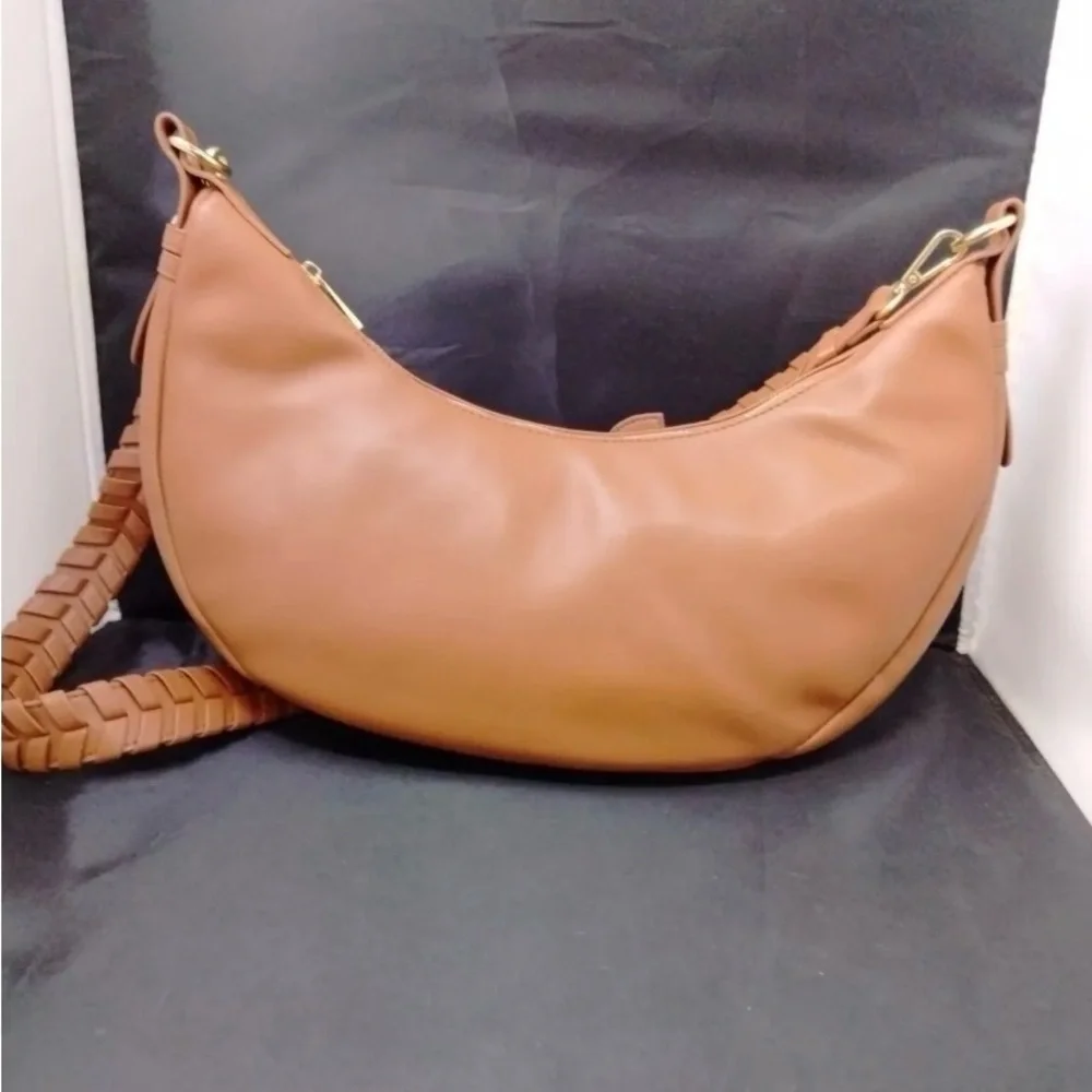 Jules Kae NWT Rare Zola Vegan Leather Bag in Cognac - sold out online!!! - Picture 2 of 13